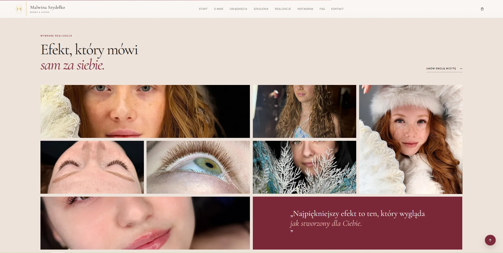 Galeria realizacji Malwiny Szydełko